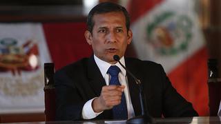 Ollanta Humala: Seguridad ciudadana se debe mirar de manera "responsable" y no "populachera" [Video]