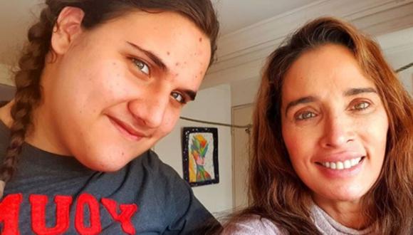 Luly Bossa y su hijo dieron positivo a COVID-19 y el miedo que se generó en la actriz fue enorme por la enfermedad que sufre el joven de 19 años (Foto: Instagram)