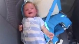 Chile: Padre dejó encerrado a su hijo de 4 meses dentro de un auto [Video]