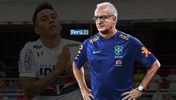 Dorival coincidió con Cueva en 2017, en el São Paulo FC (Fotos: AFP y CBF).