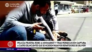 Policía frustra asalto en minimarket de San Martín de Porres