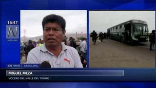 Habitantes del Valle del Tambo acudirán al Poder Judicial para impedir ejecución del proyecto minero Tía María