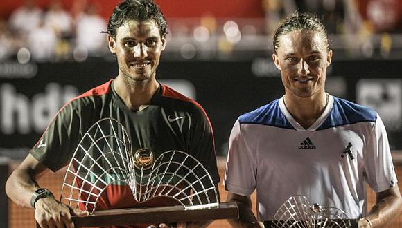 Rafael Nadal ganó el Abierto de Río de Janeiro. (EFE)