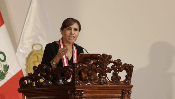 Patricia Benavides dio mensaje por Fiestas Patrias. (Foto: GEC)