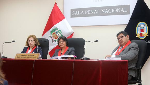 La Primera Sala Penal de Apelaciones es integrada por Edita Condori, Sonia Torre y Rómulo Carcausto. (Poder Judicial)