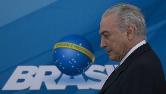 El sucesor. Michel Temer, de 75 años, sucedió este año a la presidenta de izquierda Dilma Rousseff. (EFE)