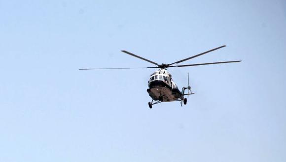 Los traslados se realizaron en un helicóptero MI 17 PNP.. (Perú21)