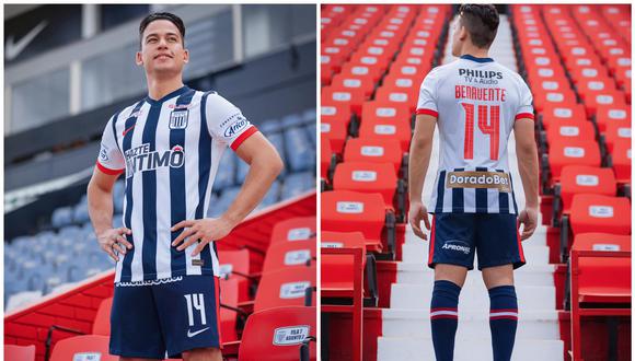 Cristian Benavente se lució con la indumentaria completa de Alianza Lima. (Foto: Tw @ClubALoficial)
