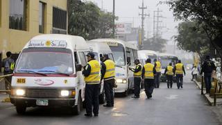 Municipalidad de Lima intervino 25 cústers, combis y buses que no tenían SOAT