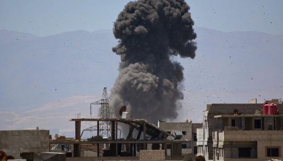 Al menos 42 muertos en bombardeo atribuido a la fuerza de Hafter en Trípoli. (AFP)