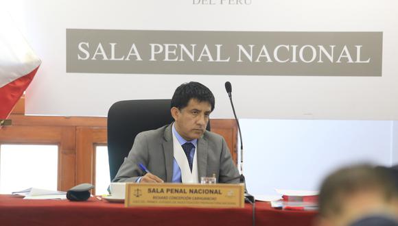 El juez Richard Concepción Carhuancho viene realizando el control de acusación contra Ollanta Humala y Nadine Heredia. (Foto: GEC)