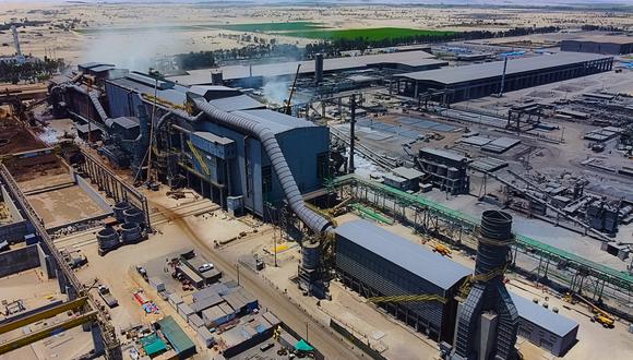 Planta de Pisco. La inversión total en el complejo será de US$243 millones que permitirá a la compañía producir una mayor gama de calidades de acero.