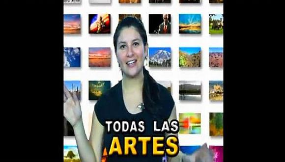 Giuliana Llamoja promocionaba el espacio Todas las artes. (YouTube)