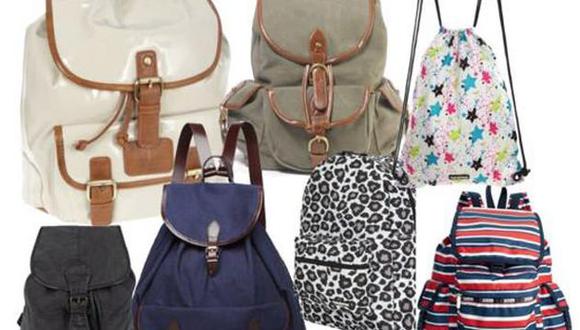 Las mochilas y carteras son los accesorios son unos de los accesorios más solicitados por las mujeres. (www.zancada.com)