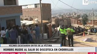 Chorrillos: asesinan a hombre tras salir de una fiesta en la zona de San Genaro
