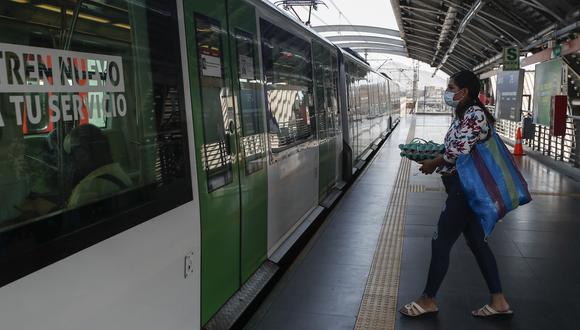 Ositran dispuso medidas temporales para prestación del servicio en la Línea 1 del Metro de Lima para mitigar contagios de COVID-19. (Foto: César Campos)