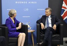 May dice a Macri que tras Brexit quiere empezar a relacionarse con Mercosur