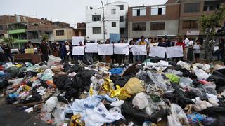 SMP: Montañas de basura en las principales calles del distrito 