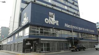 ONPE: Más del 80% de partidos presentaron su información financiera 2018