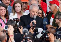 Lula da Silva, al salir de la cárcel: “Han intentado criminalizar a la izquierda” | VIDEO