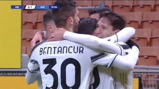 AC Milan vs. Juventus: taco de Paulo Dybala y golazo de Federico Chiesa para la ‘Veccia Signora’ [VIDEO]