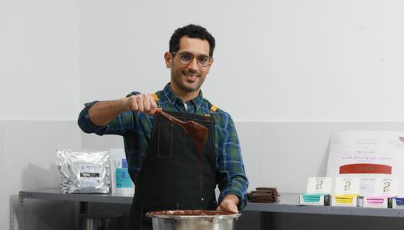 Richard Rodríguez Calle. fundó Mito en 2019, una marca de chocolates elaborados con microlotes de cacao nativo amazónico.