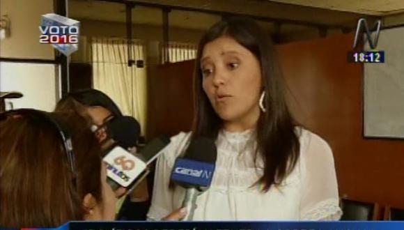 Yamila Osorio pidió que integrantes de Fuerza Popular ofrezcan disculpas a arequipeños. (Canal N)
