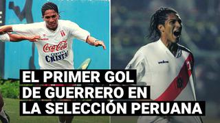 Se cumplen dieciséis años del primer gol de Paolo Guerrero en la Selección Peruana
