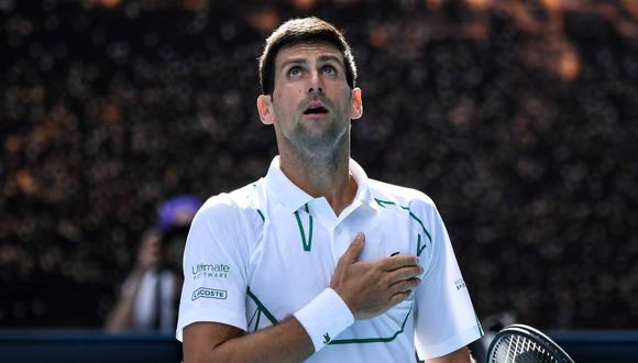 Schwartzman vs. Djokovic se enfrentan en la cuarta ronda del Abierto de Australia. (Foto: AFP)