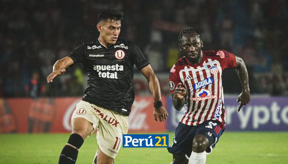 Universitario empató 1-1 con Junior en la Libertadores. (Foto: Twitter)