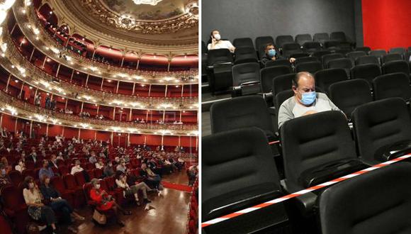 Los españoles poco a poco van regresando a consumir música, cine y teatro de forma presencial en el país. (Foto: EFE)