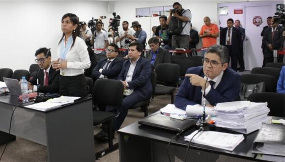 Giulliana Loza cuestionó a los fiscales Rafael Vela y José Domingo Pérez. (Foto: Poder Judicial)
