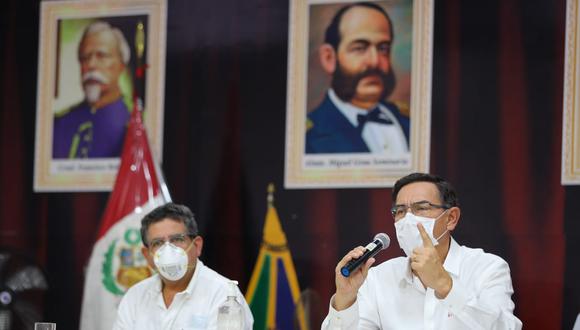 El presidente Martín Vizcarra señaló que la próxima semana se llegará a analizar 12 000 pruebas diarias. (Presidencia de la República)