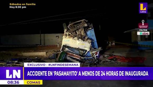 Nueva vía Pasamayito une los distritos de Comas y San Juan de Lurigancho en 30 minutos. (Foto: Redes Sociales)