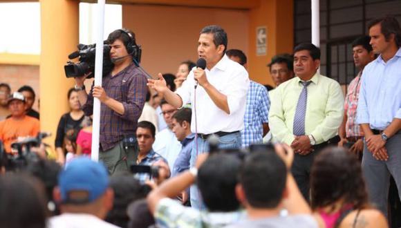 Ollanta Humala afirmó que su gobierno no defiende a Martín Belaunde Lossio. (Andina)