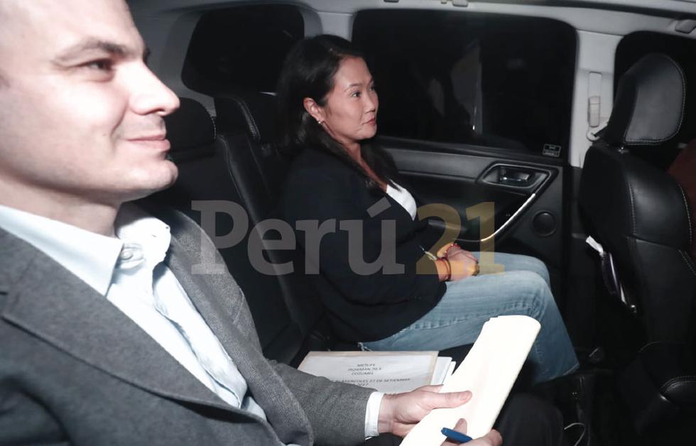Audiencia de prisión preventiva contra Keiko Fujimori. (Renzo Salazar/ Perú21)