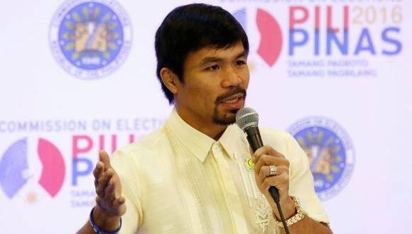 Manny Pacquiao salió elegido como senador en Filipinas. (Reuters)