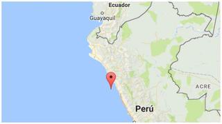¡Alerta! Se registró un sismo de 4.8 grados en la escala de Richter en Chimbote
