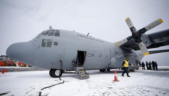 El Hércules C 130 desaparecido iba rumbo a la Antártida. (AFP / Javier TORRES).