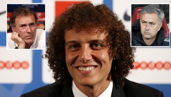 David Luiz bromeo al comparar a Mourinho con Laurent Blanc. (Agencias)
