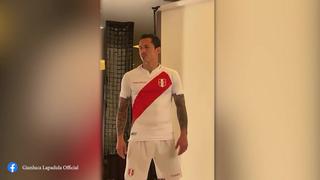 Selección Peruana: Gianluca Lapadula posó con la nueva camiseta