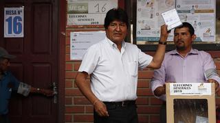 Elecciones en Bolivia: Evo Morales votó con “optimismo” y “mucha confianza” en los resultados | VIDEO