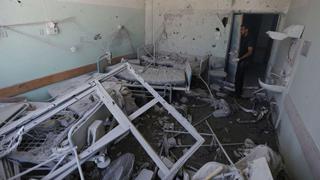 Franja de Gaza: Doce proyectiles israelíes impactaron en un hospital