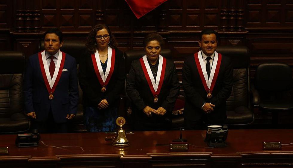 Luz Salgado fue elegida presidenta del Congreso de la República para el periodo 2016-2017. (Piko Tamashiro/Perú21)