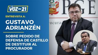 Gustavo Adrianzén sobre pedido de defensa de Castillo de destituir al Procurador