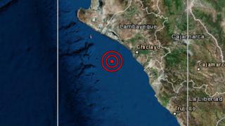 Lambayeque: sismo de magnitud 4,4 se registró en Pimentel, señala el IGP