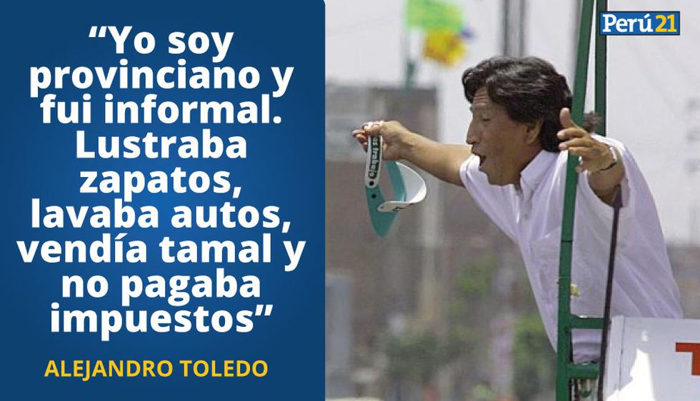 Las frases de Alejandro Toledo cuando prometía luchar contra la corrupción  | POLITICA | PERU21