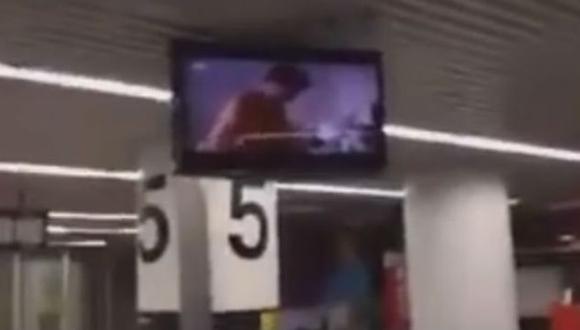 YouTube: Aeropuerto de Lisboa transmitió accidentalmente una película porno en su sala de equipajes. (YouTube)