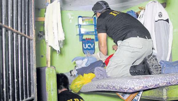 Fueron 66 agentes PNP los que ingresaron a los pabellones de máxima seguridad. (Ministerio Público)