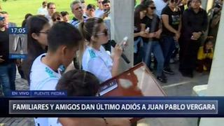 ¡El adiós! Familia, amigos y compañeros despiden así al futbolista Juan Pablo Vergara | VIDEO